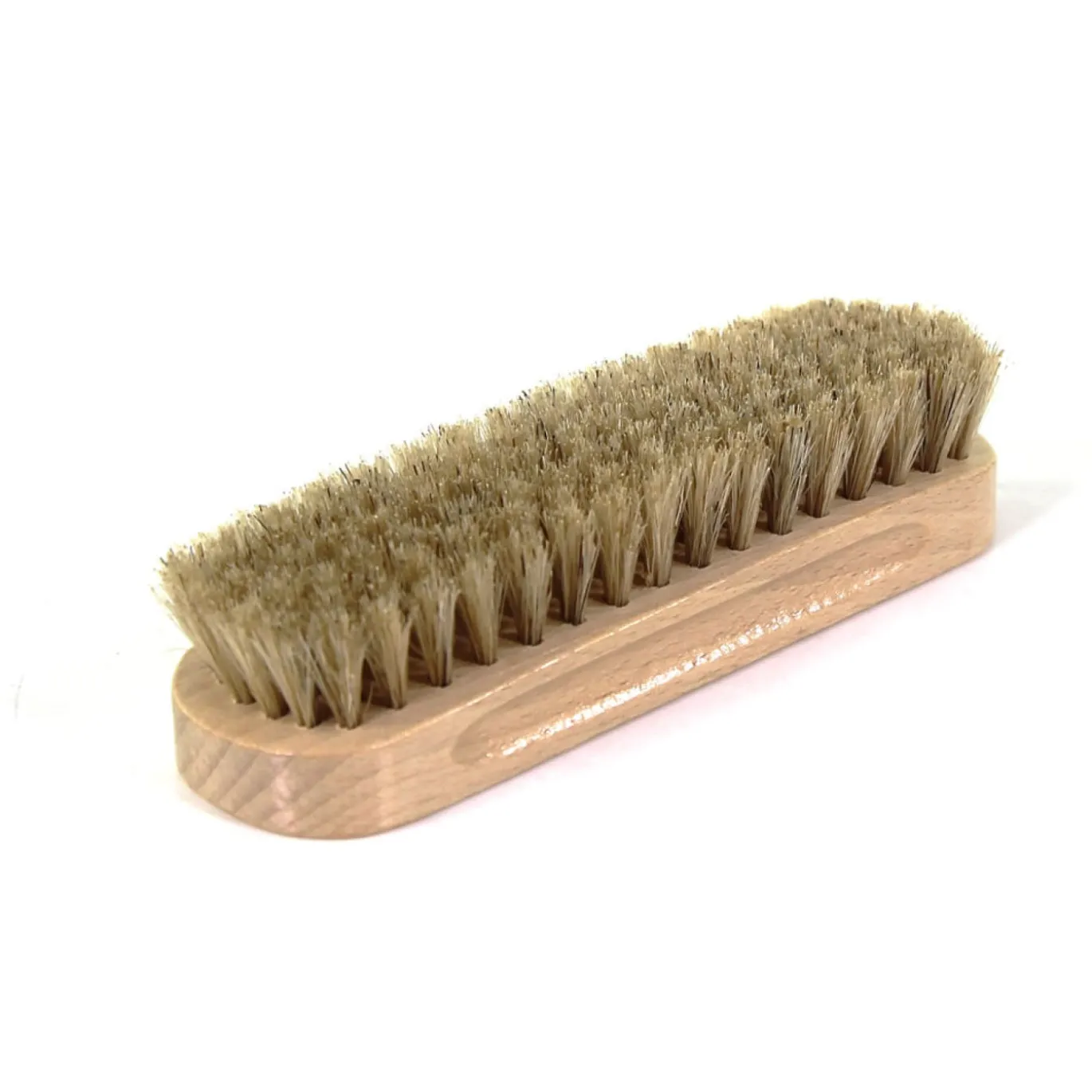 Schoenenborstel 13cm hout naturel