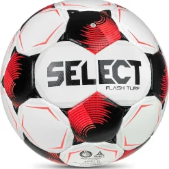 Select Flash Turf V26 Voetbal Maat 5 Wit Zwart Felrood