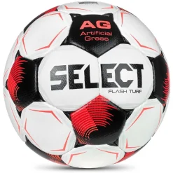 Select Flash Turf V26 Voetbal Maat 5 Wit Zwart Felrood