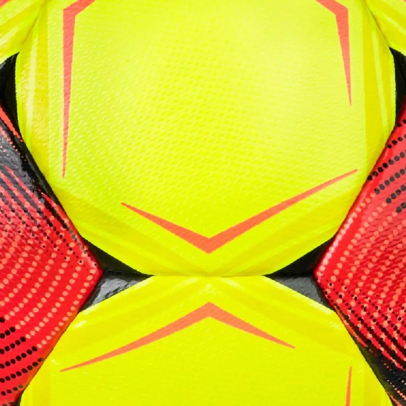 Select Flash Turf V26 Voetbal Maat 4 Geel Zwart Felrood