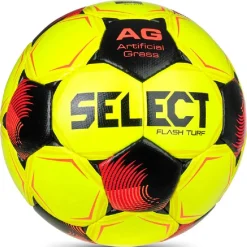 Select Flash Turf V26 Voetbal Maat 4 Geel Zwart Felrood