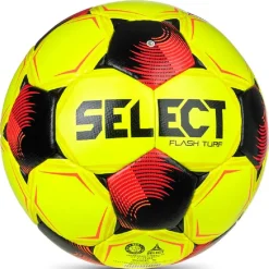 Select Flash Turf V26 Voetbal Maat 4 Geel Zwart Felrood