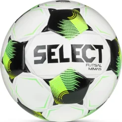 Select Futsal Mimas V26 Zaalvoetbal Maat 4 Wit Felgroen Geel