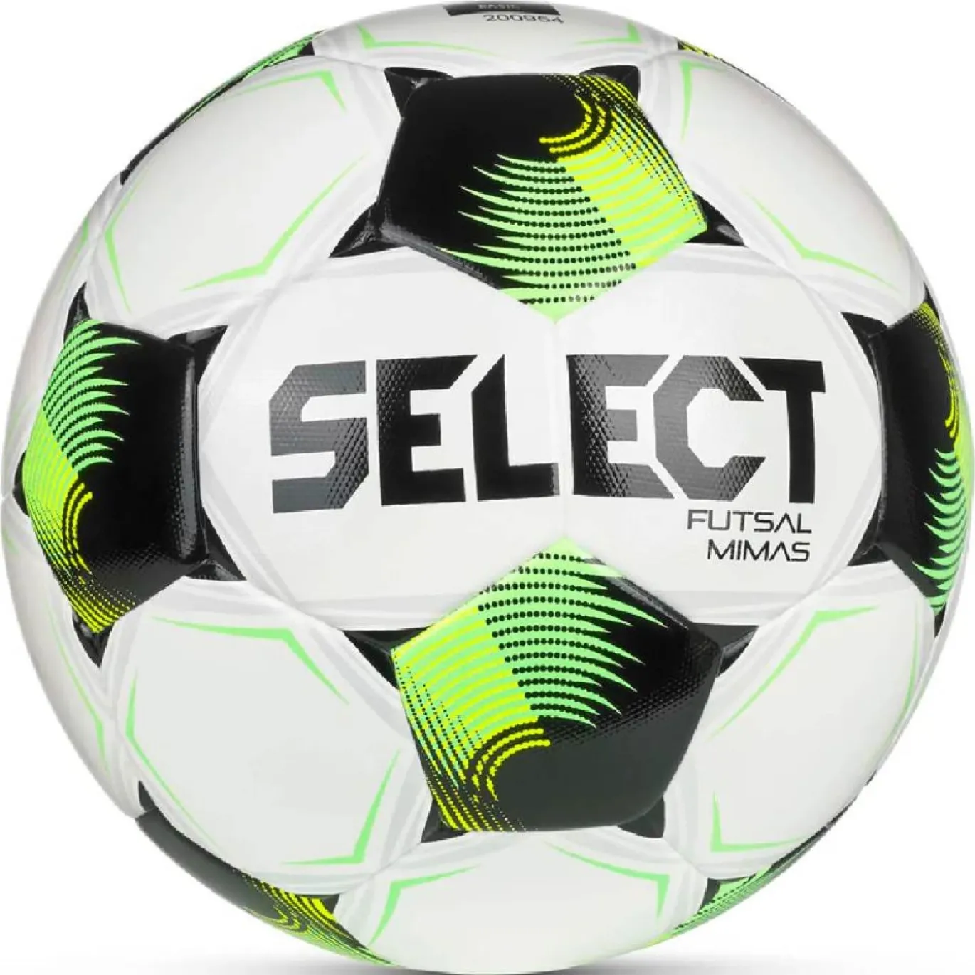 Select Futsal Mimas V26 Zaalvoetbal Maat 4 Wit Felgroen Geel
