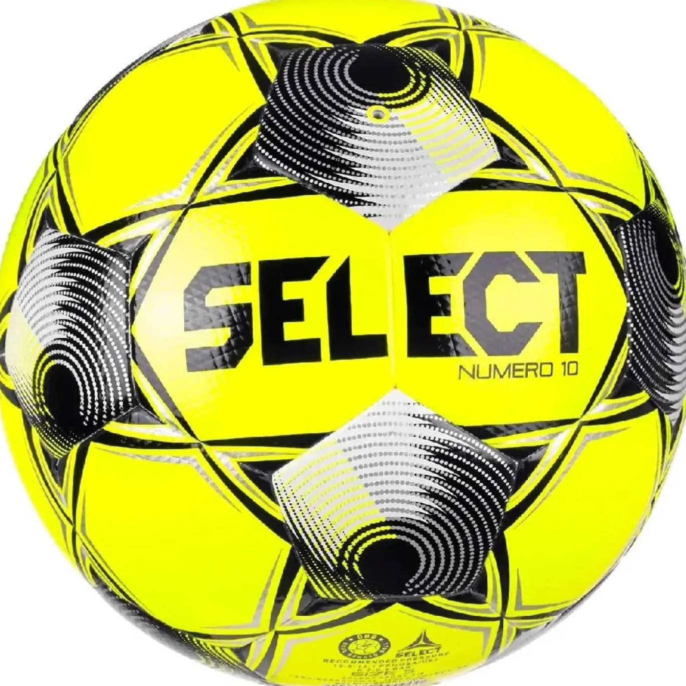 Select Numero 10 V26 Voetbal Maat 5 Geel Zwart Wit