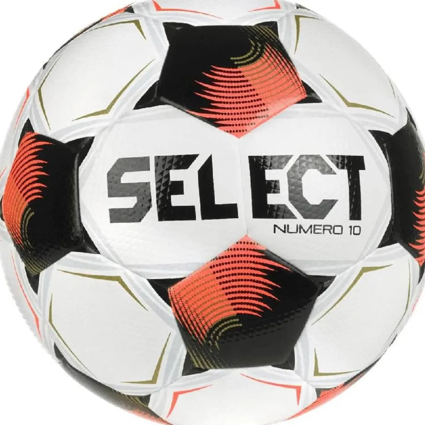 Select Numero 10 V26 Voetbal Maat 4 Wit Zwart Oranje Goud