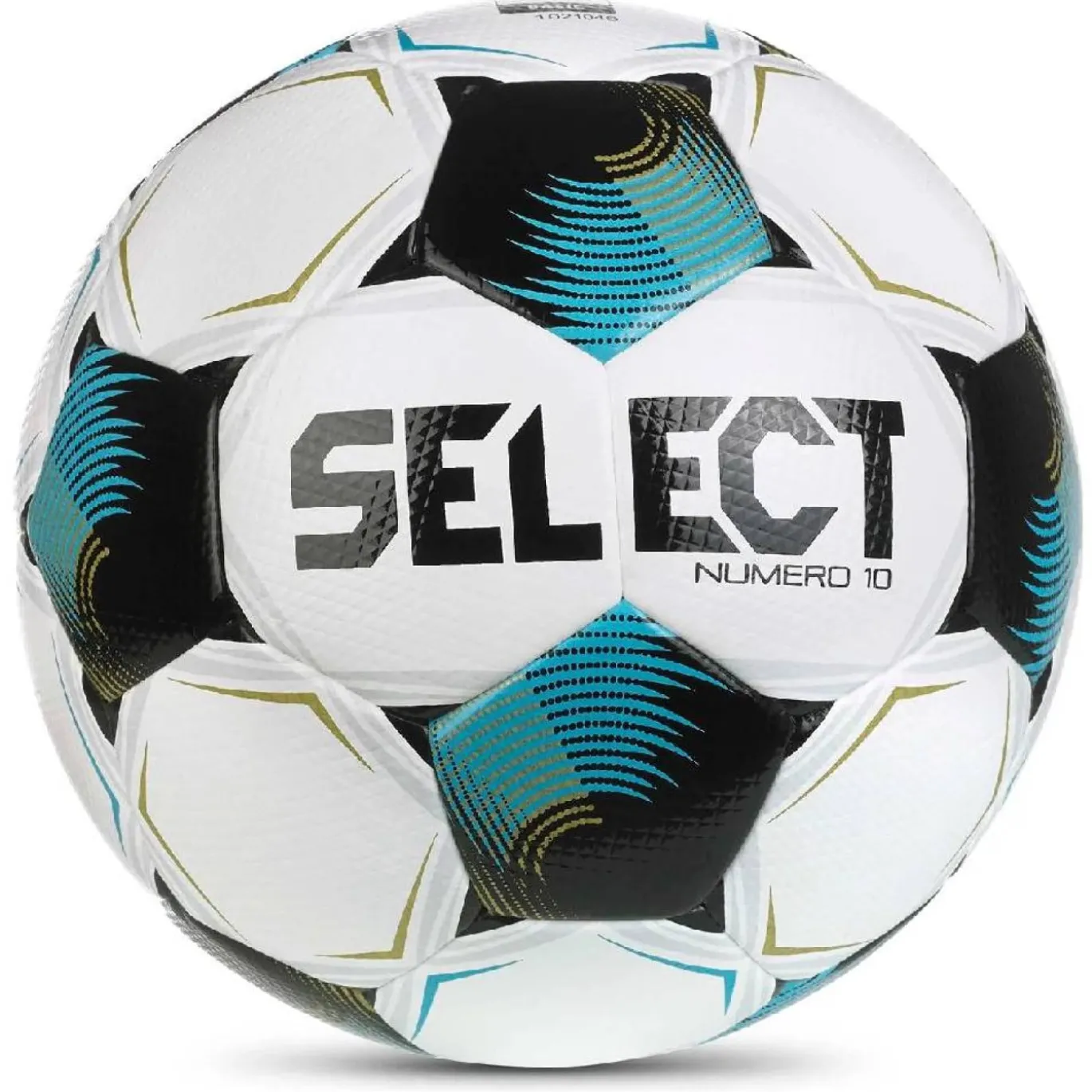 Select Numero 10 V26 Voetbal Maat 5 Wit Zwart Felblauw Goud