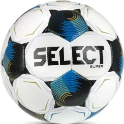 Select Super V26 Voetbal Maat 5 Wit Zwart Blauw Goud