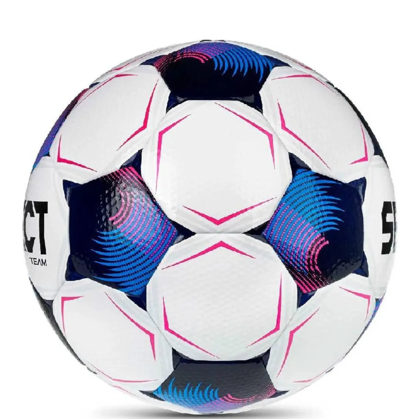 Select Team V26 Voetbal Maat 3 Wit Blauw Felroze