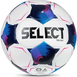 Select Team V26 Voetbal Maat 4 Wit Blauw Felroze