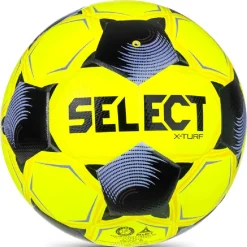 Select X-Turf V26 Voetbal Maat 4 Geel Zwart Lichtpaars