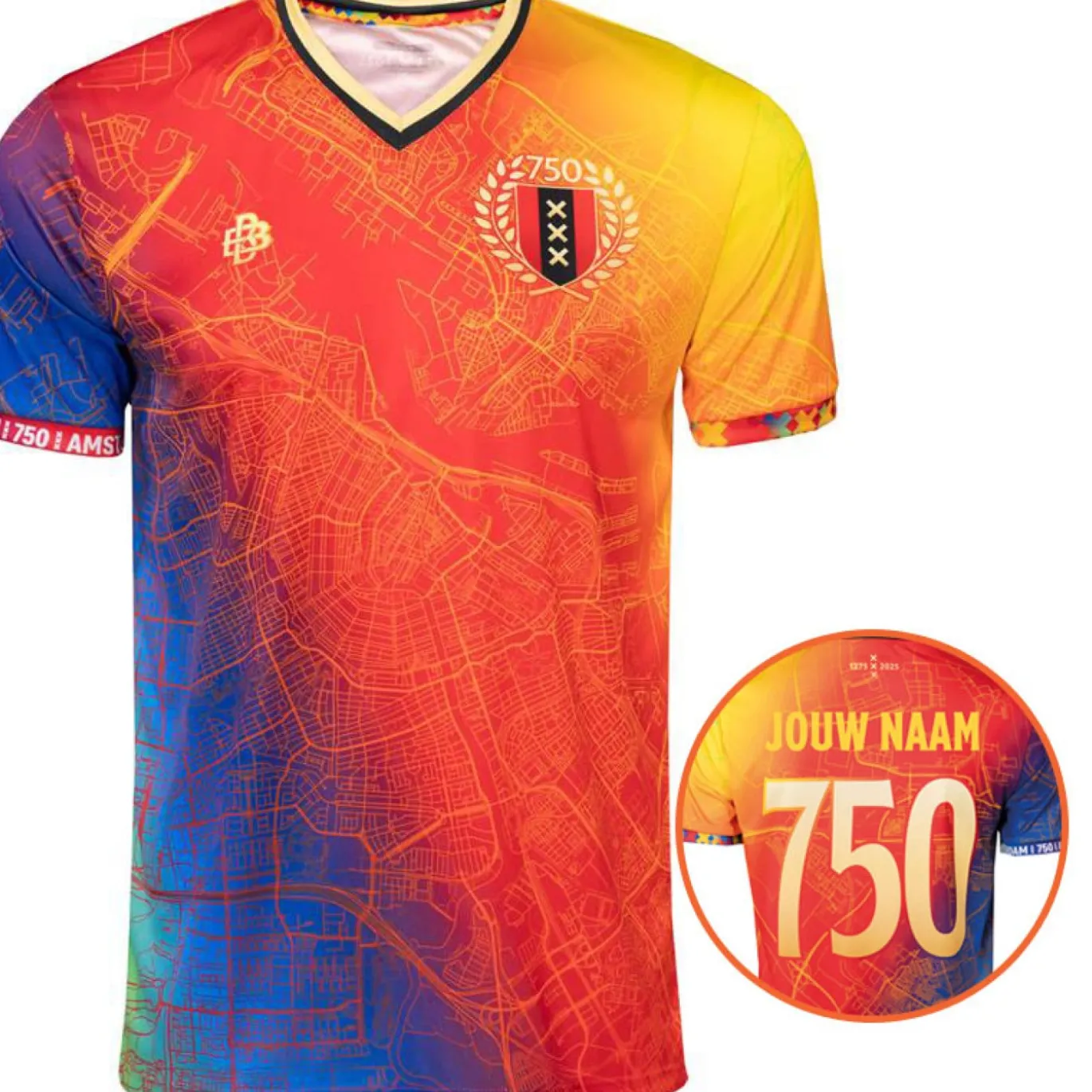 Shirt Amsterdam 750 jaar