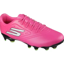 Skechers Razor 1.5 Academy Gras Voetbalschoenen (FG) Roze Zwart