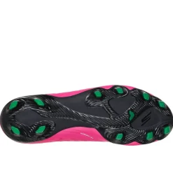 Skechers Razor 1.5 Academy Gras Voetbalschoenen (FG) Roze Zwart