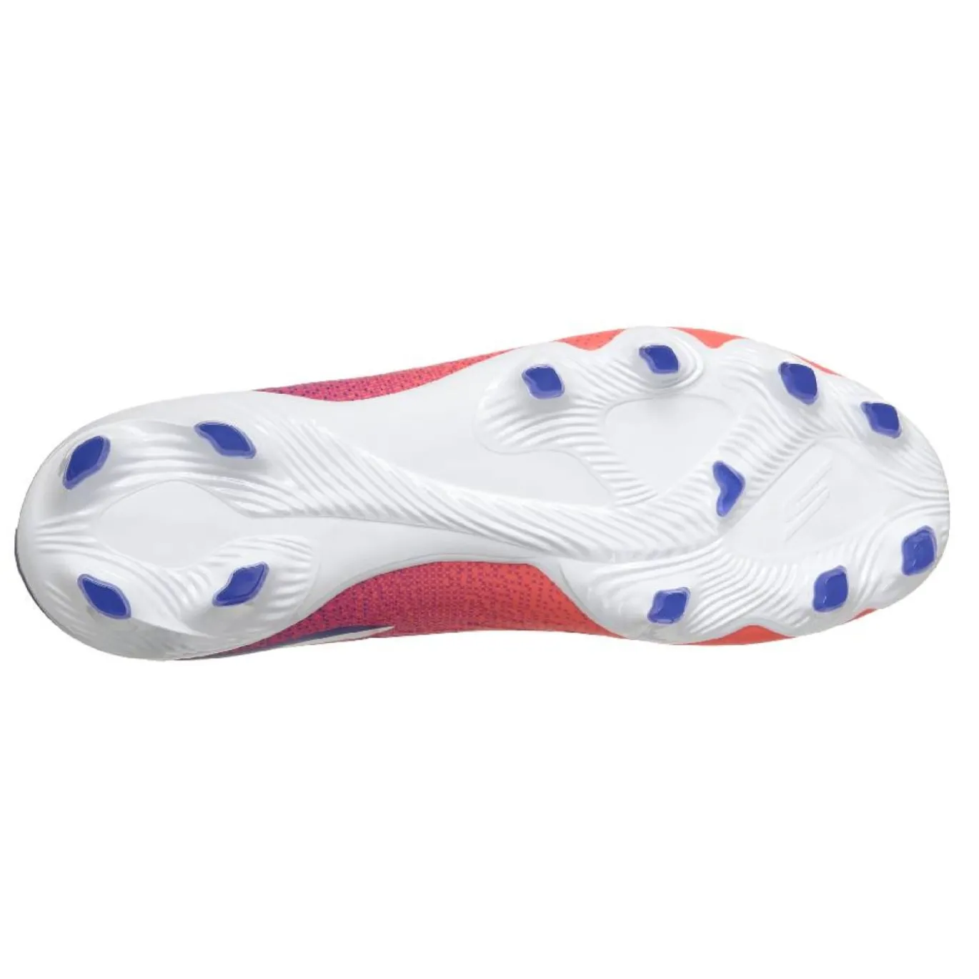 Skechers Razor 2 Academy Gras Voetbalschoenen (FG) Wit Felrood Blauw Roze