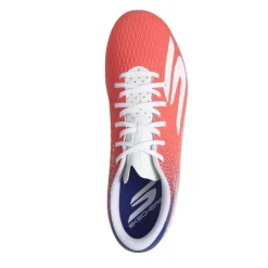 Skechers SKX_2 Club Gras / Kunstgras Voetbalschoenen (MG) Wit Felrood Blauw Roze