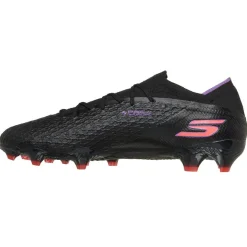 Skechers SKX_2 Elite Gras Voetbalschoenen (FG) Zwart Paars Neon