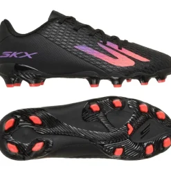 Skechers SKX_2 Gras / Kunstgras Voetbalschoenen (MG) Kids Zwart Paars Neon