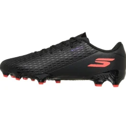Skechers SKX_2 Low Club Gras / Kunstgras Voetbalschoenen (MG) Zwart Paars Neon