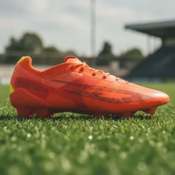 Sokito Scudetta Atlas Gras Voetbalschoenen (FG) Rood Zwart Geel Groen