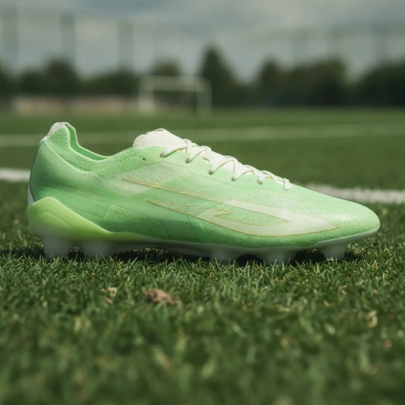 Sokito Scudetta Mr Lulu Gras Voetbalschoenen (FG) Groen Wit