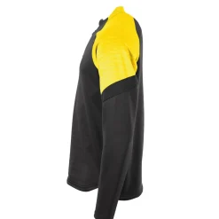 Stanno Bolt Trainingstrui 1/4-Zip Zwart Geel