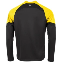 Stanno Bolt Trainingstrui 1/4-Zip Zwart Geel