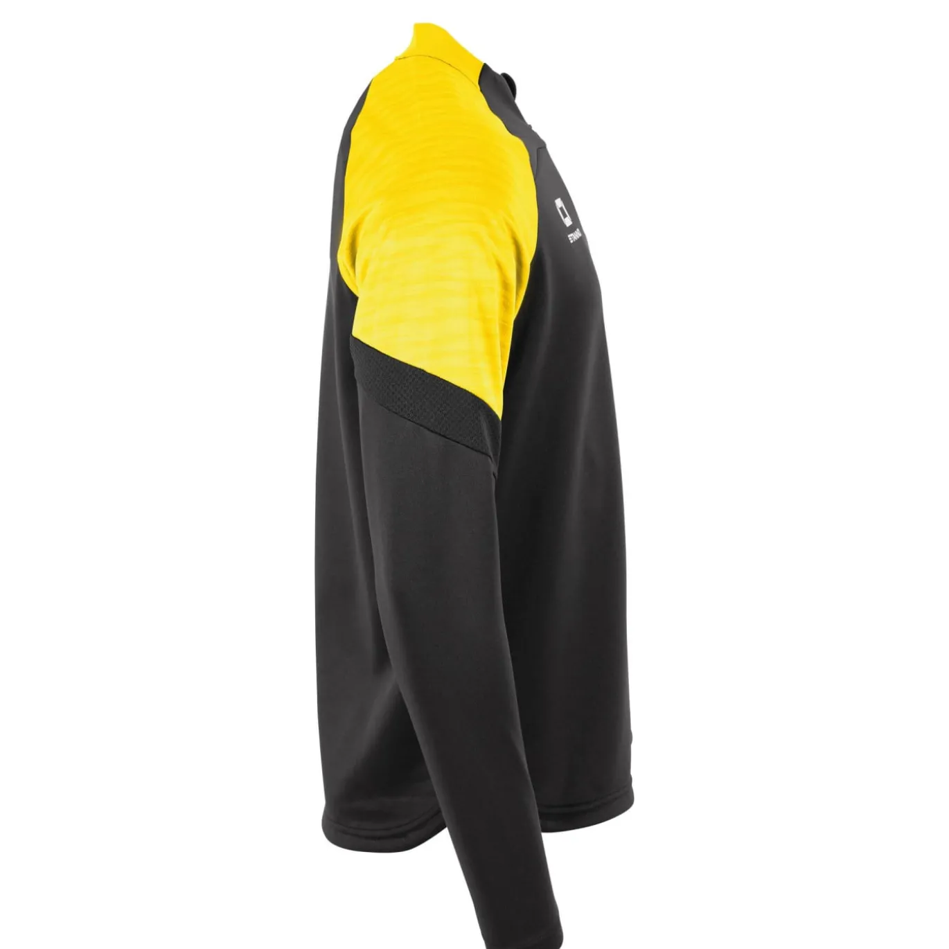 Stanno Bolt Trainingstrui 1/4-Zip Zwart Geel