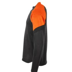 Stanno Bolt Trainingstrui 1/4-Zip Kids Zwart Oranje