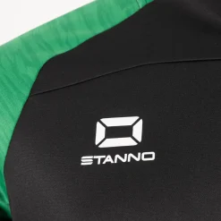 Stanno Bolt Trainingstrui 1/4-Zip Kids Zwart Groen