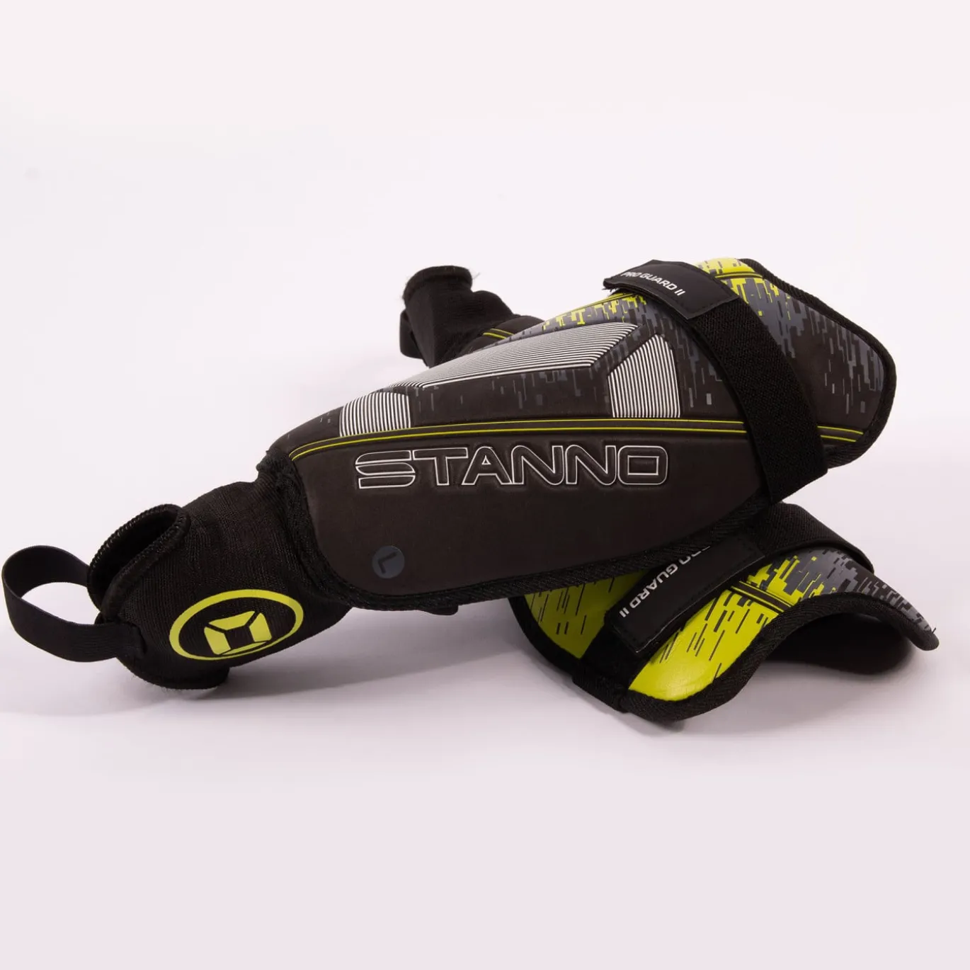 Stanno Pro Guard II Scheenbeschermers Zwart Geel