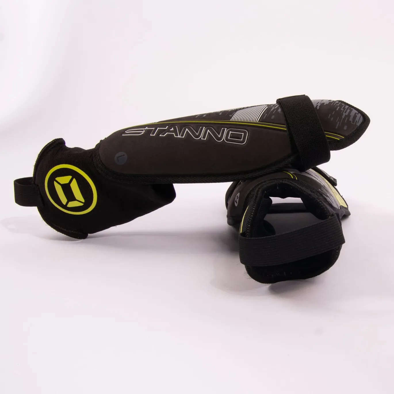 Stanno Pro Guard II Scheenbeschermers Zwart Geel