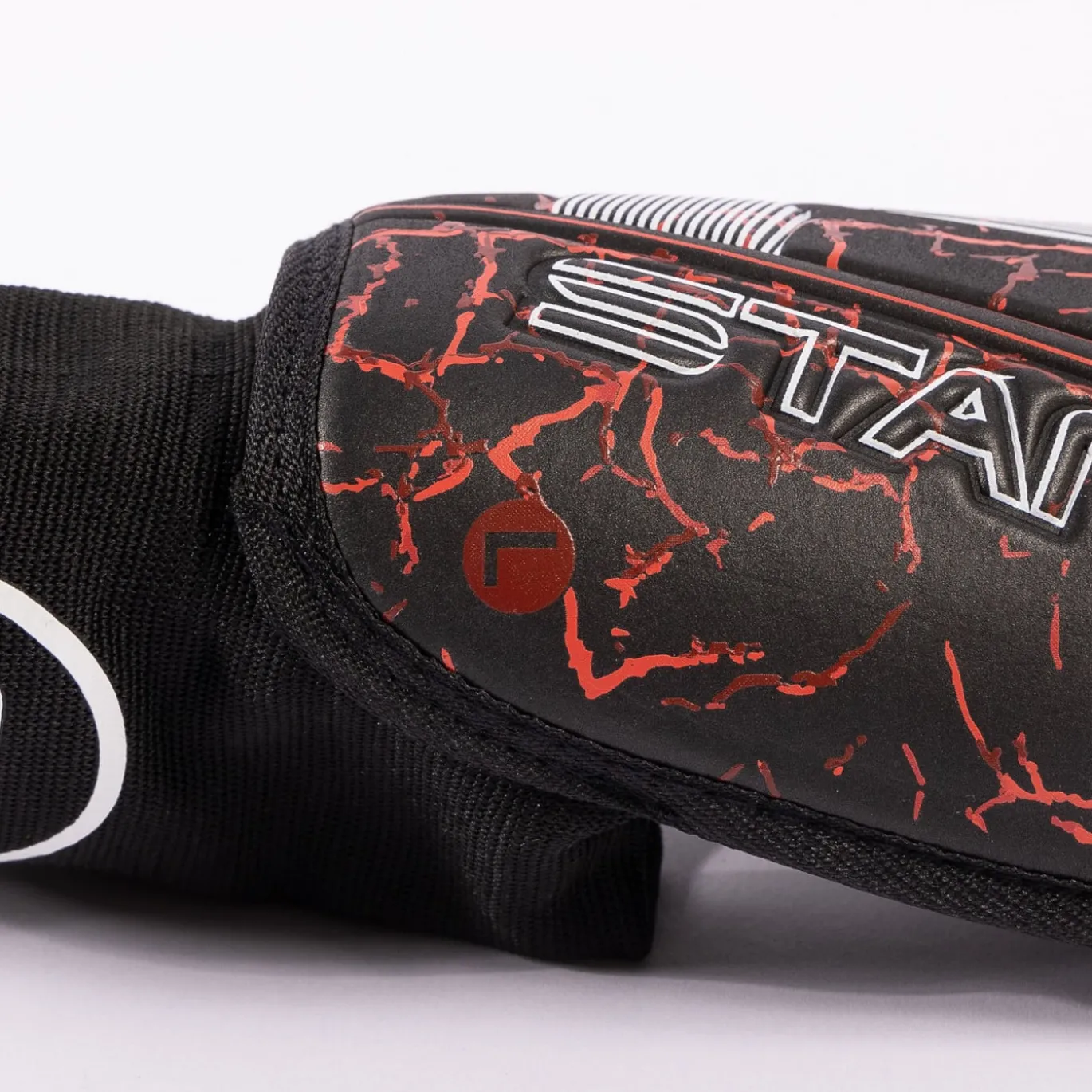 Stanno Pro Guard II Scheenbeschermers Zwart Rood Wit