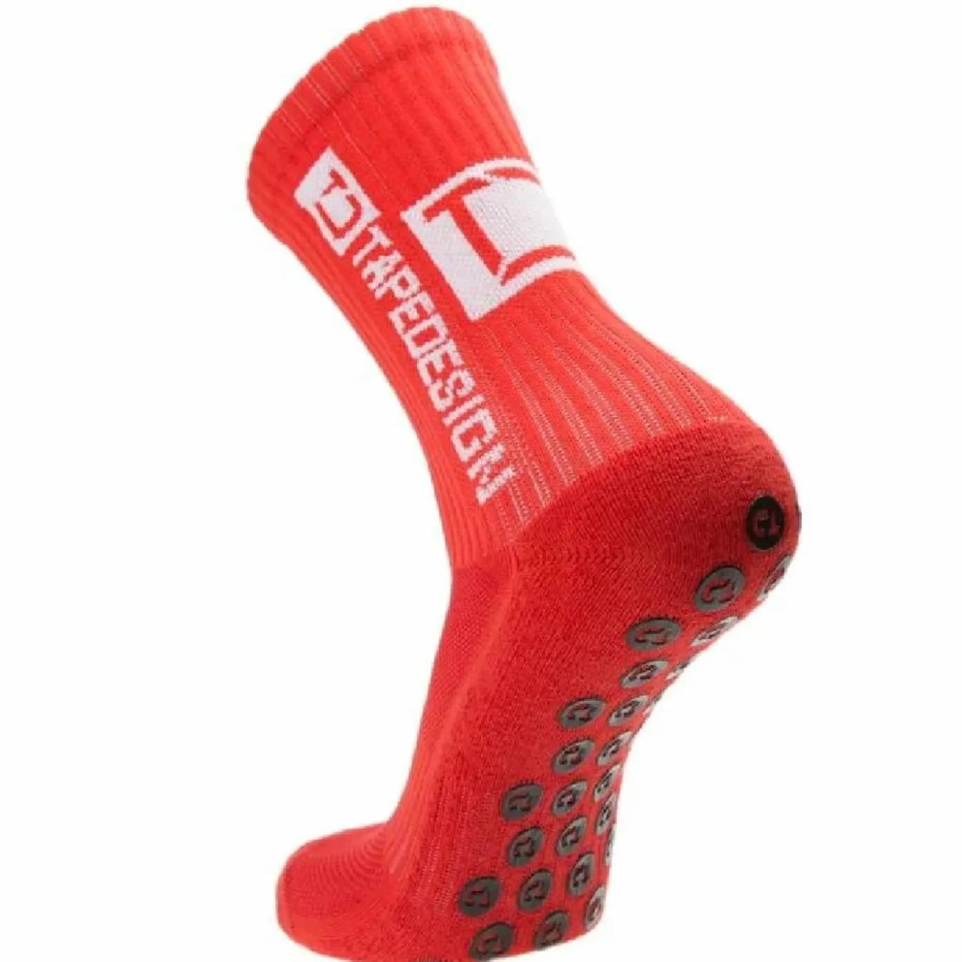 Tapedesign Classic Gripsokken Rood Wit