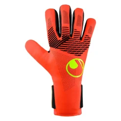 Uhlsport FM Absolutgrip HN Fit Keepershandschoenen Felrood Zwart Felgeel