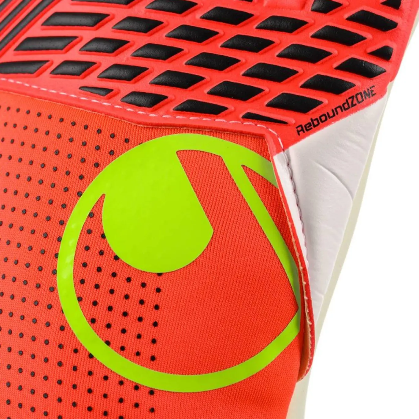 Uhlsport FM Absolutgrip HN Keepershandschoenen Felrood Zwart Felgeel