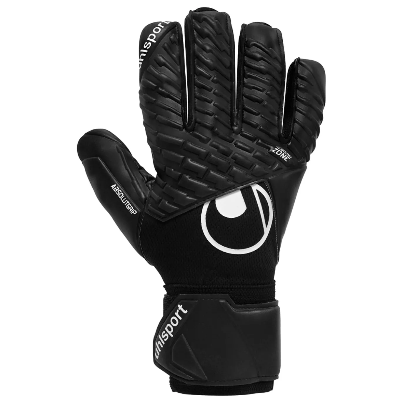 Uhlsport FM Comfort Absolutgrip Keepershandschoenen Zwart Zwart Wit
