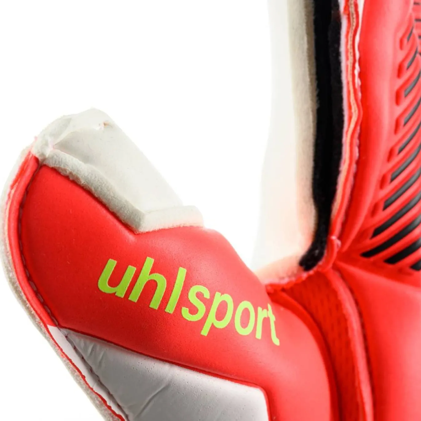 Uhlsport FM Soft Flex Frame Keepershandschoenen Felrood Zwart Felgeel
