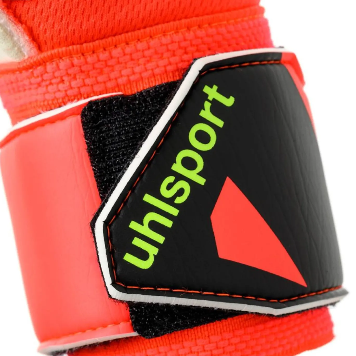 Uhlsport FM Soft Pro Keepershandschoenen Felrood Zwart Felgeel
