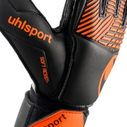 Uhlsport FM Soft Resist+ Flex Frame Keepershandschoenen Kids Zwart Oranje