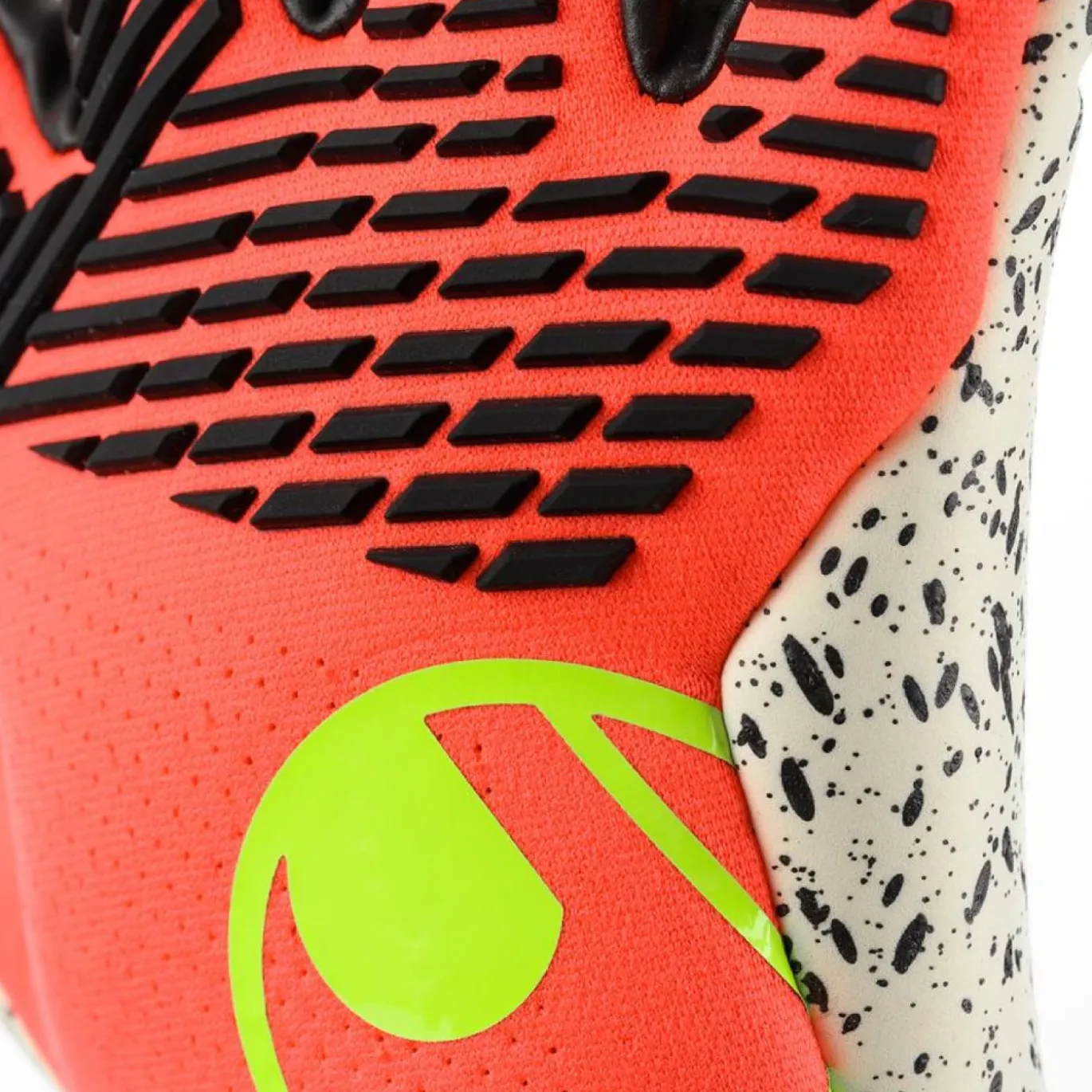 Uhlsport FM Supergrip+ HN Keepershandschoenen Felrood Zwart Felgeel