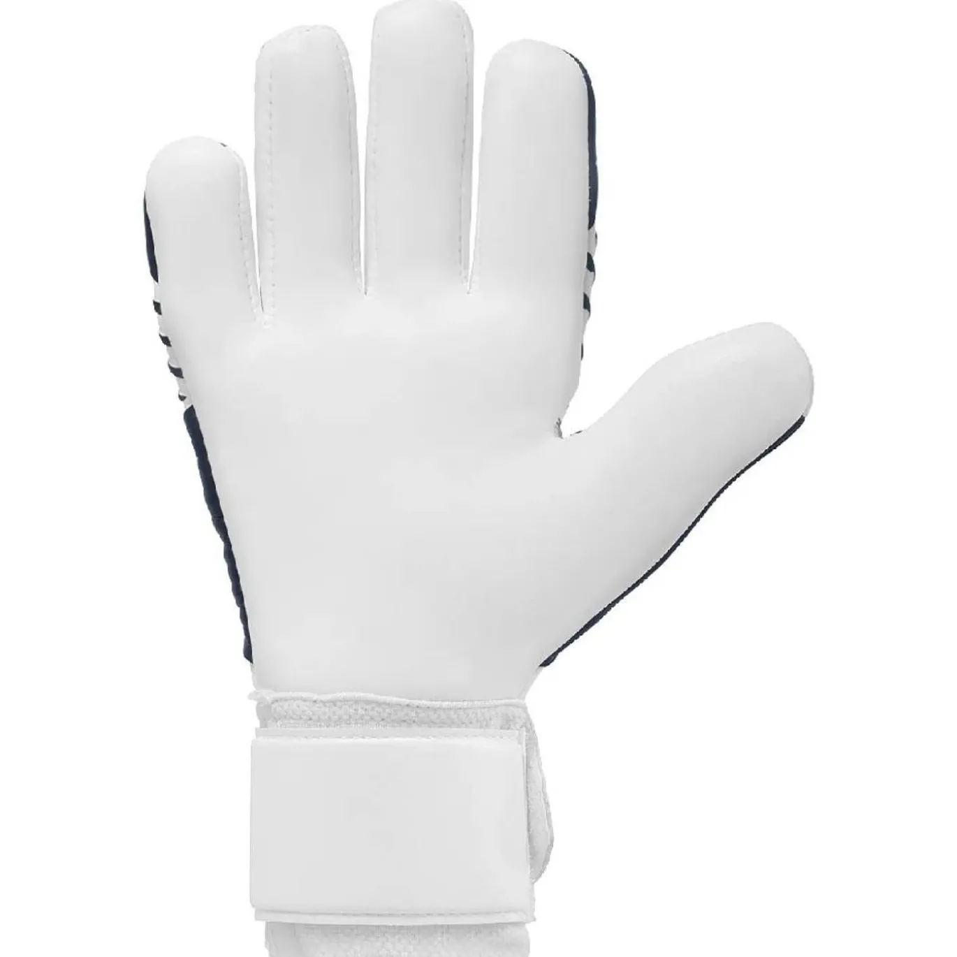 Uhlsport FM Supersoft HN Keepershandschoenen Wit Donkerblauw Neongeel