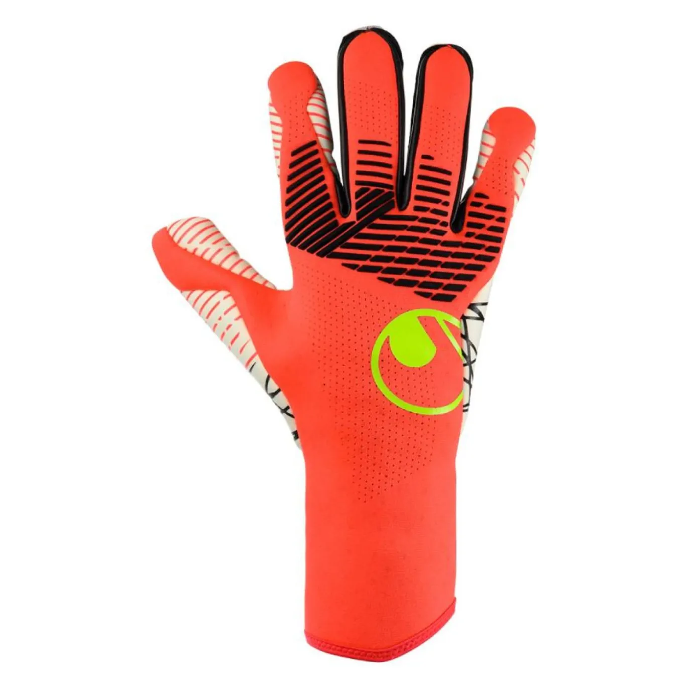 Uhlsport FM Ultragrip RC Keepershandschoenen Felrood Zwart Felgeel