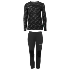 Uhlsport Progressive Keepersset Lange Mouwen Kids Zwart