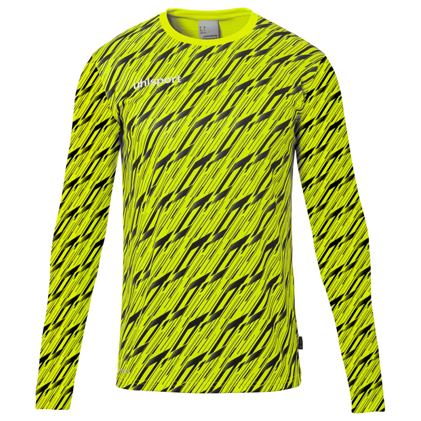 Uhlsport Progressive Keepersshirt Kids Felgeel Zwart