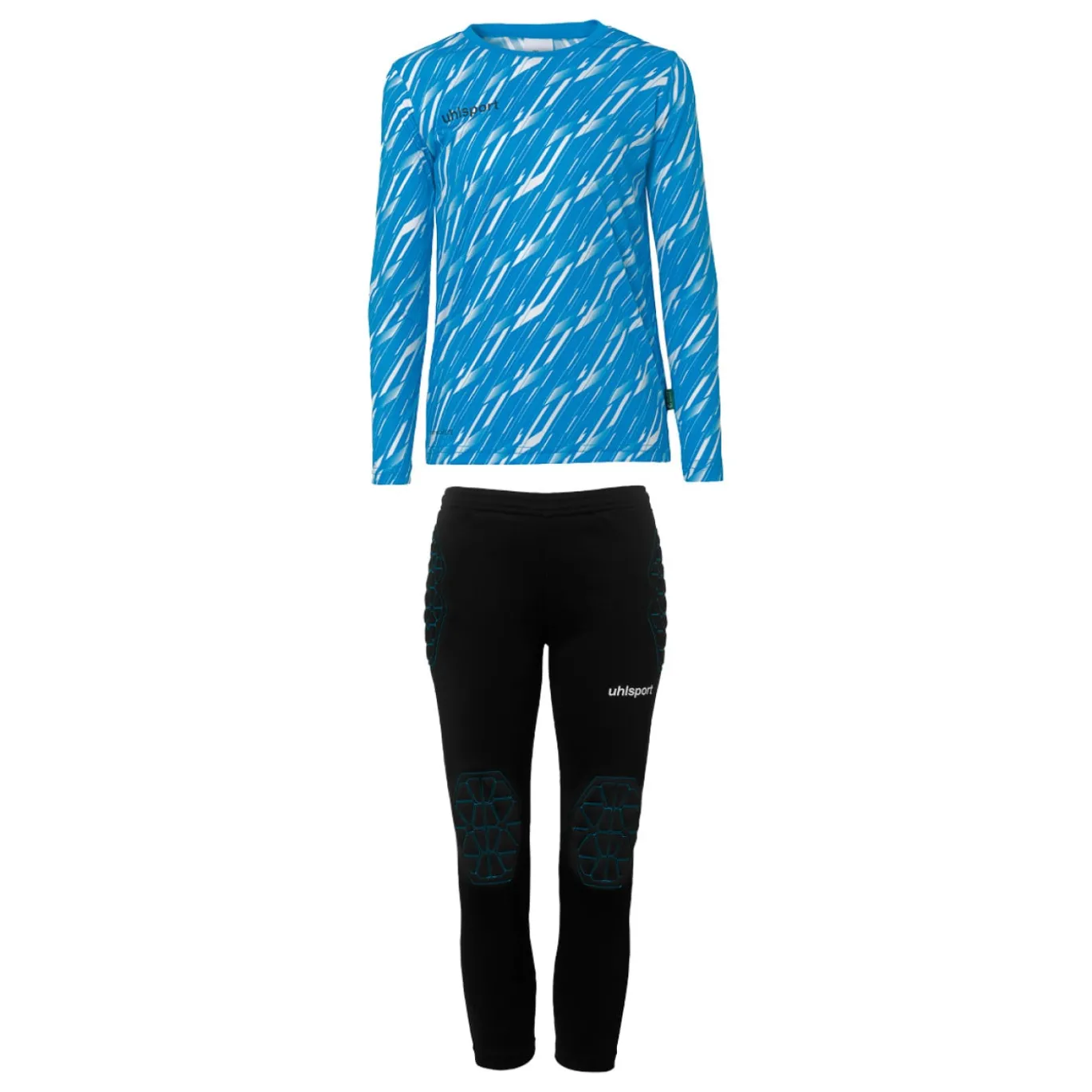 Uhlsport Progressive Keepersset Lange Mouwen Kids Blauw