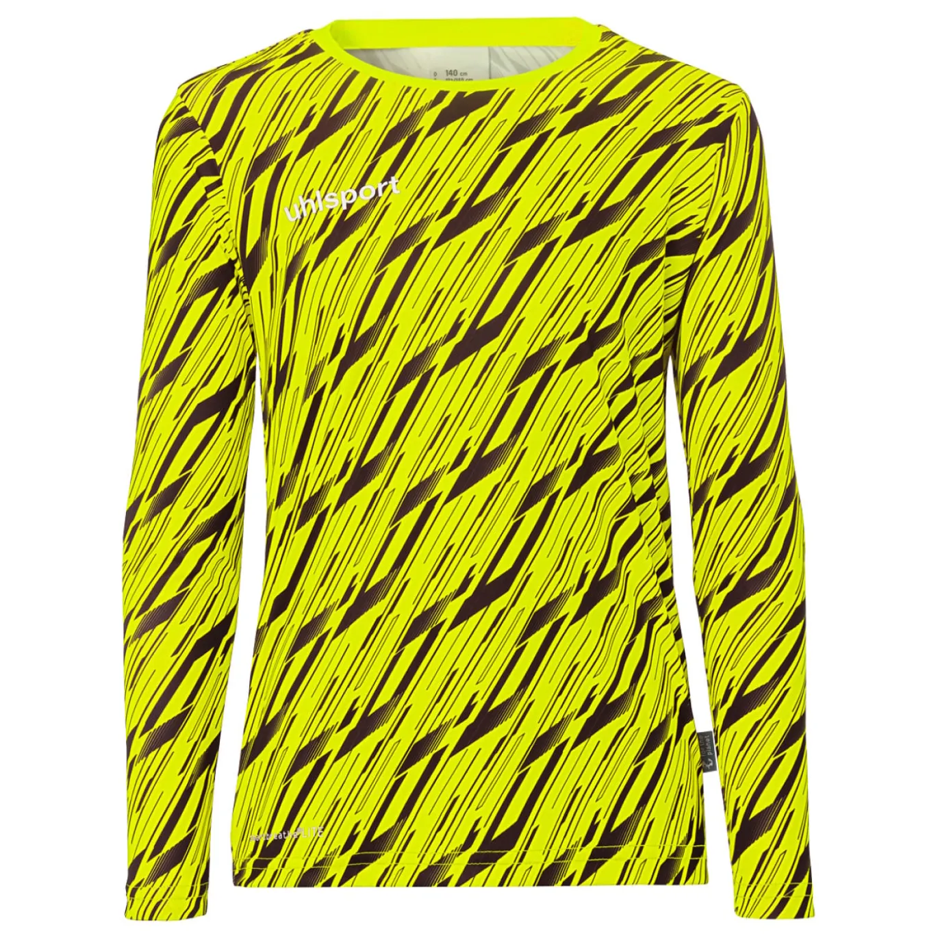 Uhlsport Progressive Keepersset Lange Mouwen Kids Felgeel Zwart