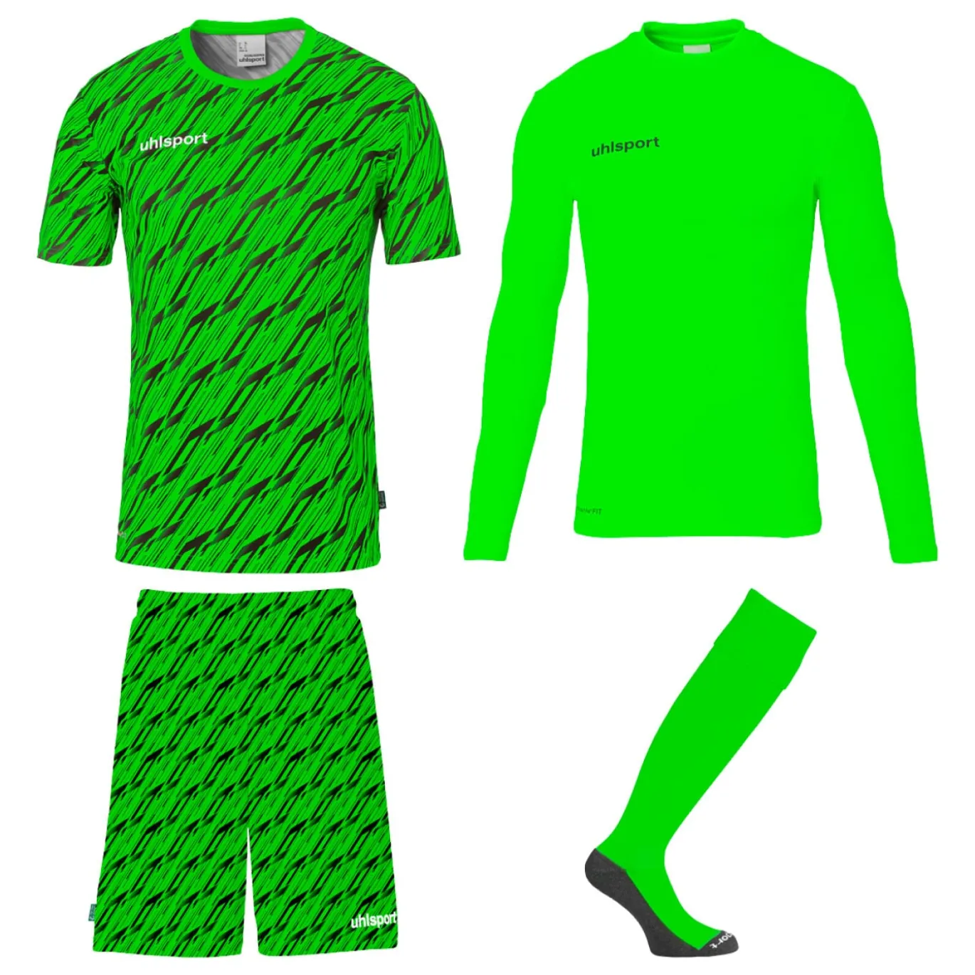 Uhlsport Progressive Keeperstenue Pack Groen