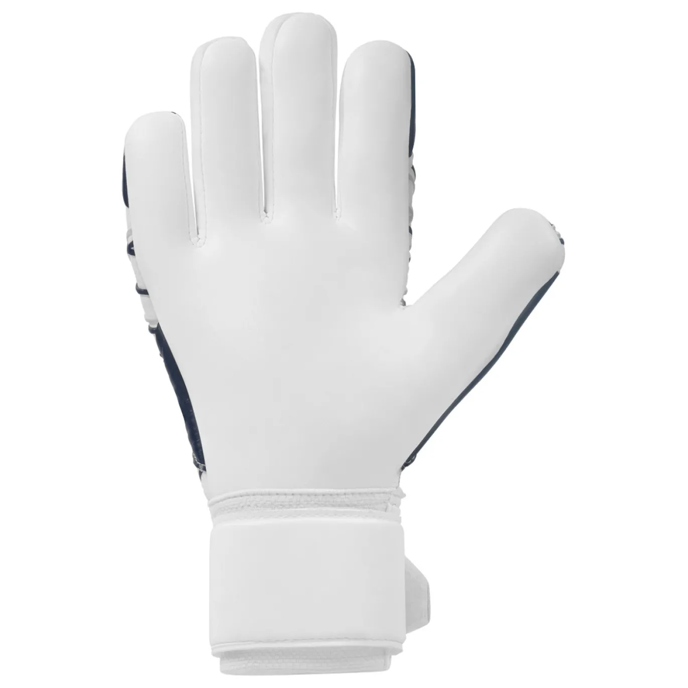 Uhlsport Supersoft HN Keepershandschoenen Wit Donkerblauw Grijs