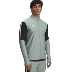Under Armour Challenger Pro Trainingstrui 1/4-Zip Mintgroen Zwart Neongeel